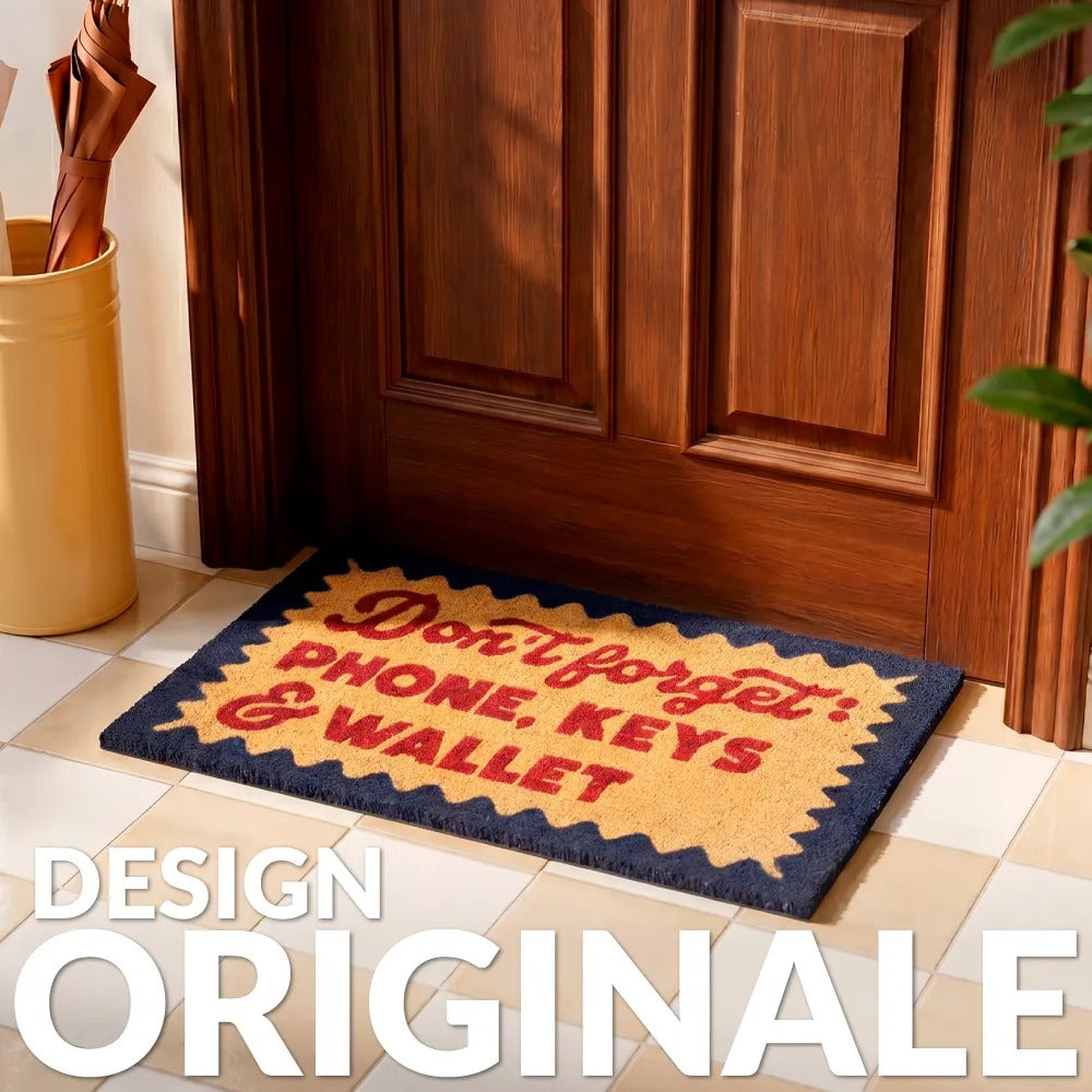 Don’t forget phone, keys & wallet Doormat, photo 2