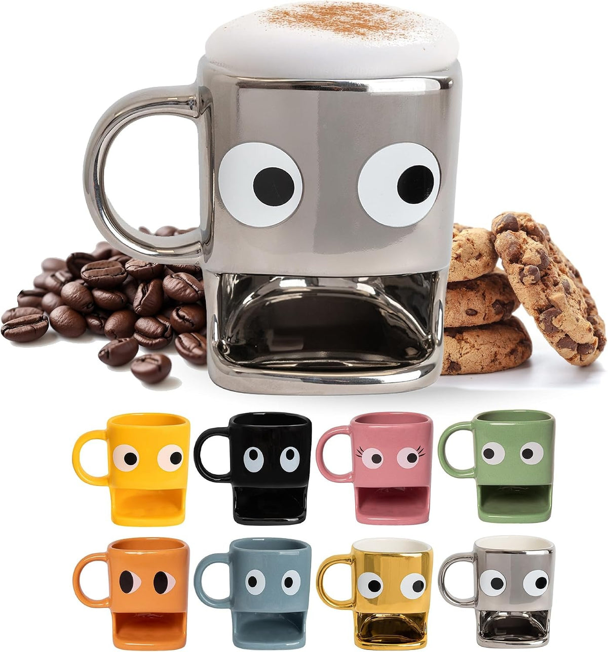 Silver Biscuit Holder Mug, photo 2