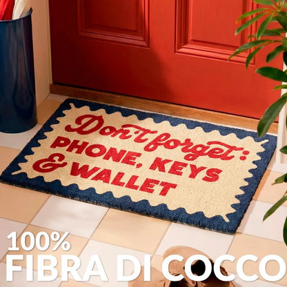 Don’t forget phone, keys & wallet Doormat, photo 4