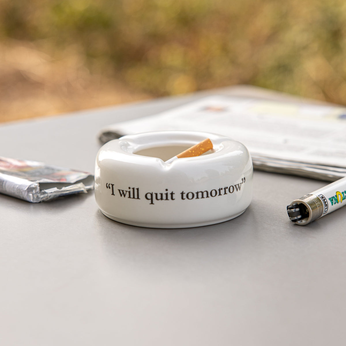I Will Quit Tomorrow Ashtray, photo 4