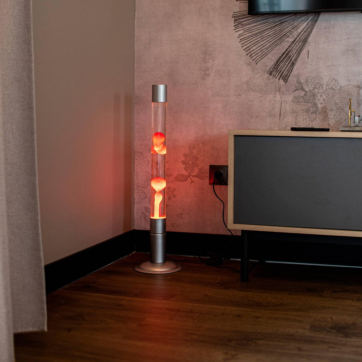 Clear and Red XL Floor Lava Lamp, photo 4
