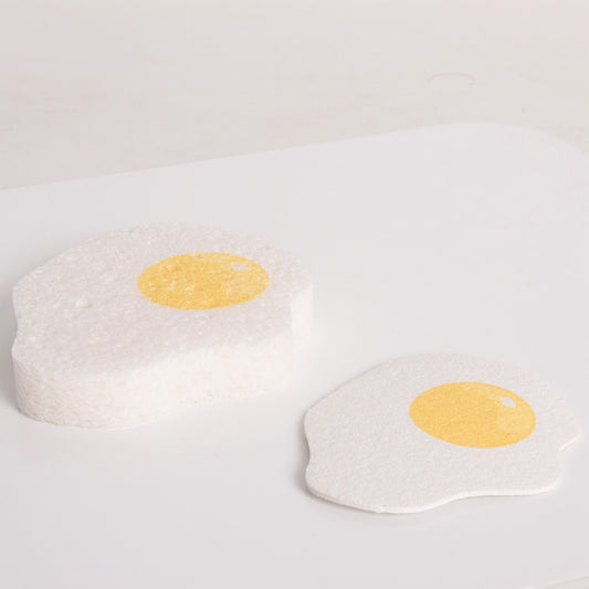 Compressed Fried Egg Sponge - Strabello Design