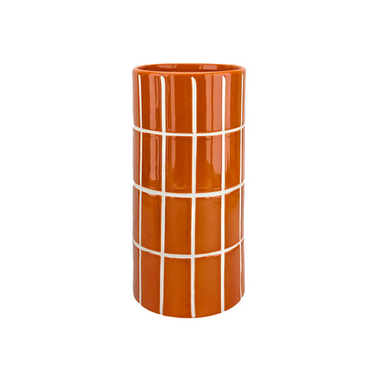 Orange Tile Vase - Strabello Design