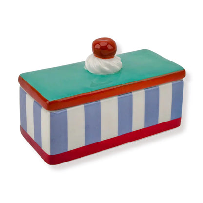 Cherry-Topped Pastry Trinket Box - Strabello Design
