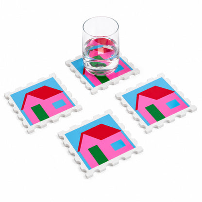 Sottobicchieri Casette - Strabello Design