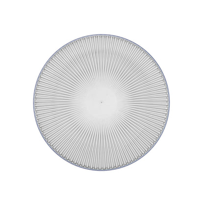 Piatto Piano in Plastica a Righe - Strabello Design