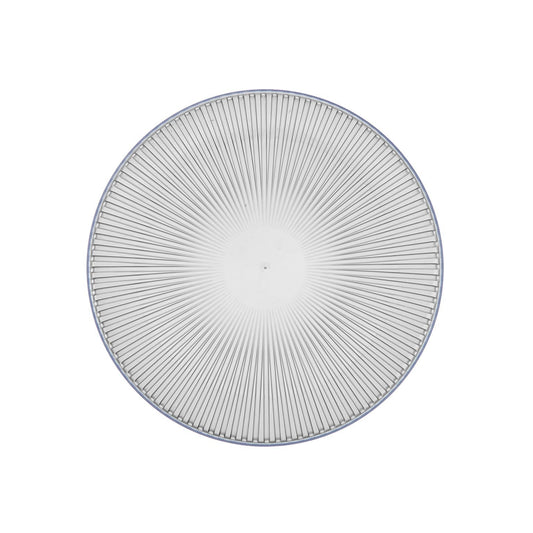 Striped Plastic Dinner Plate - Strabello Design