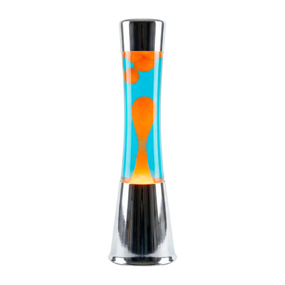 Blue and Orange LED Lava Lamp - Strabello Design