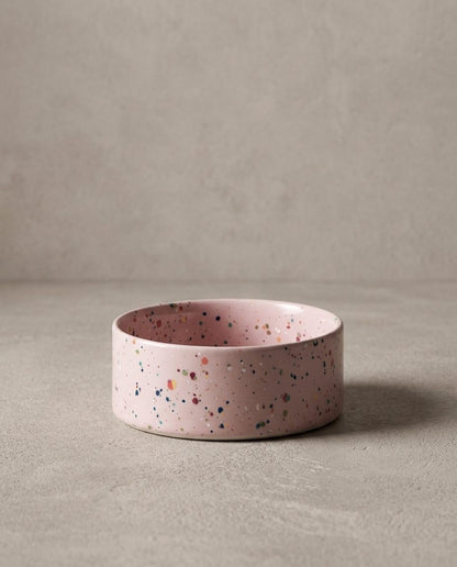 New Party Set of 2 Pet Bowls Pink - Strabello Design