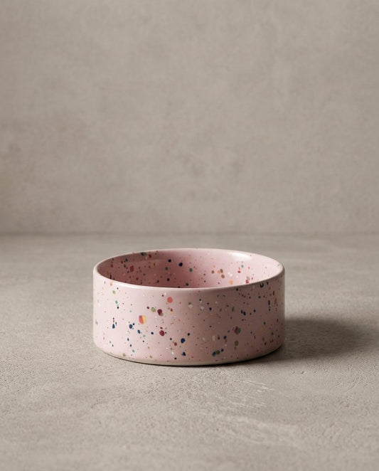 New Party Set 2 Ciotole per Animali Rosa - Strabello Design