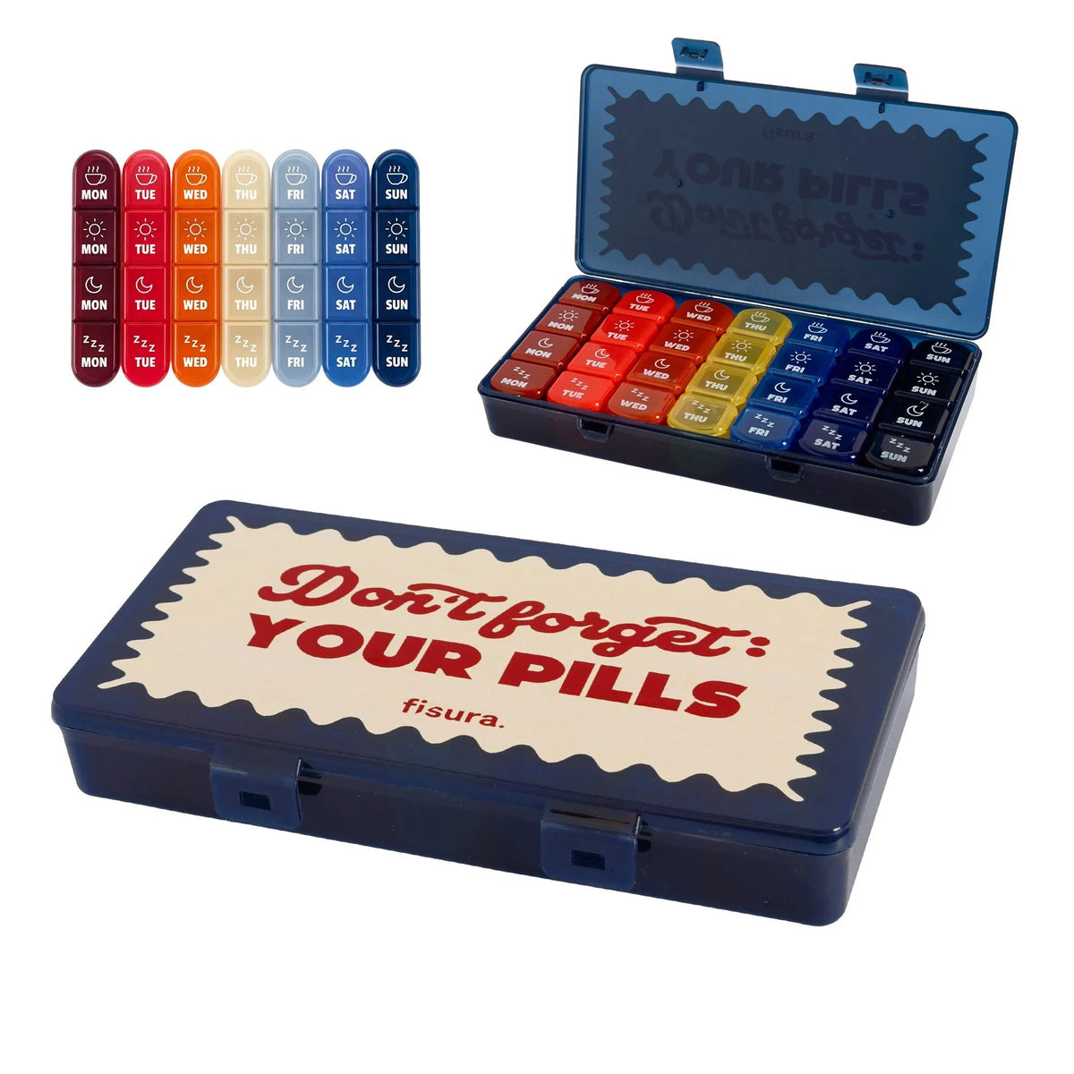 Don't Forget Your Pills Pill Organiser - Strabello Design