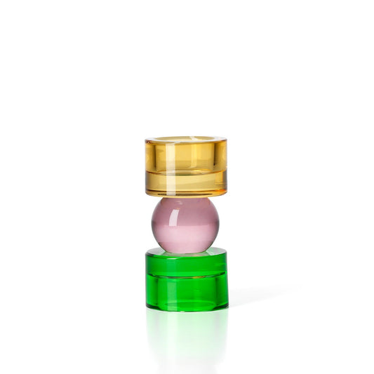 Solar Jewel Short Candle Holder - Strabello Design