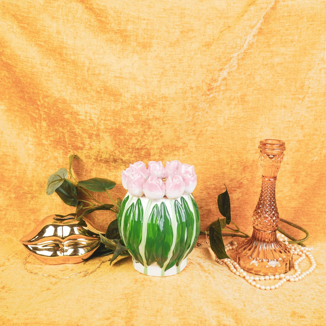 Pink Tulip Crown Vase, photo 4