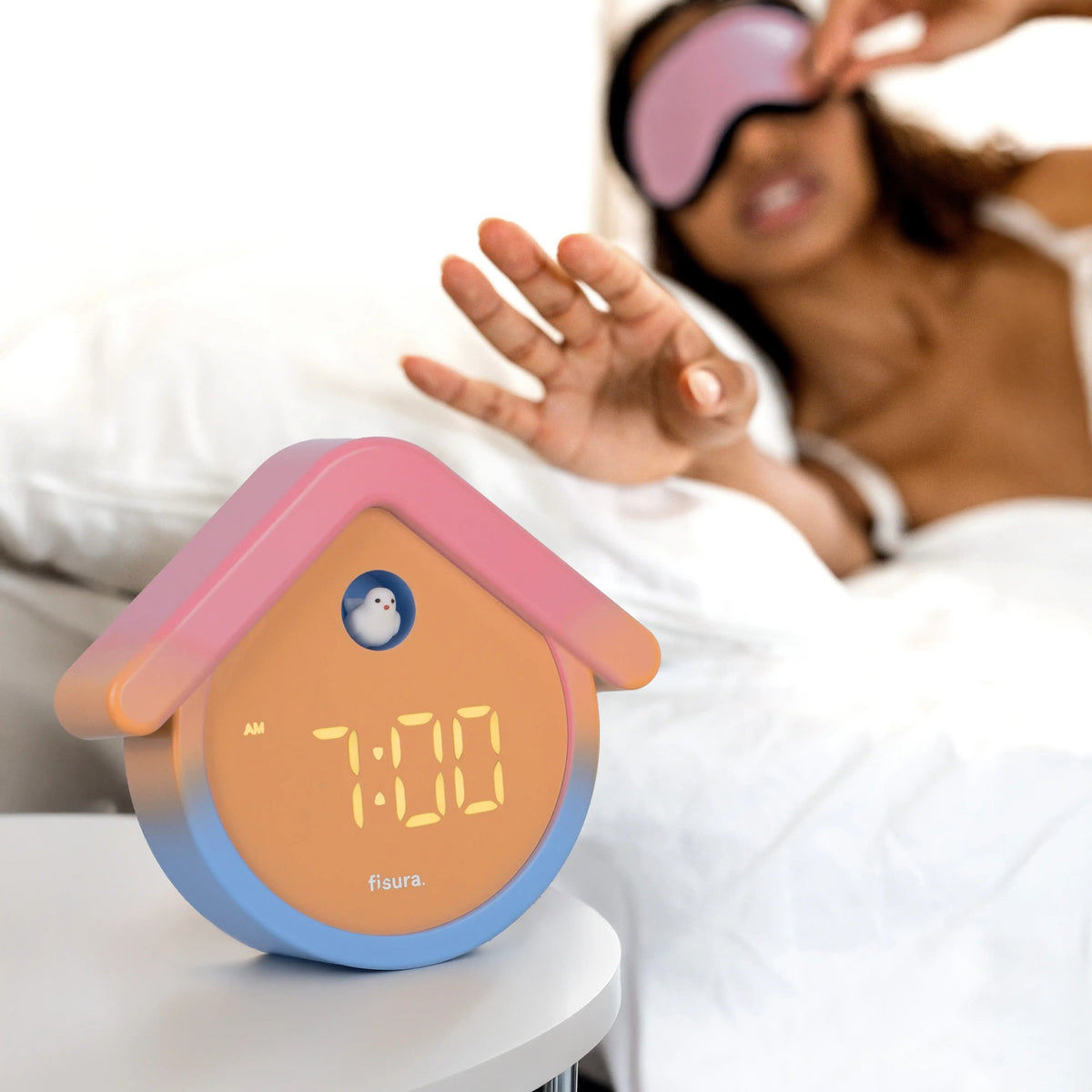 Ombré Digital Cuckoo Alarm Clock, photo 6