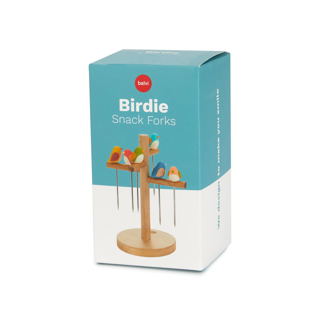 Set of 6 Little Bird Appetiser Forks, photo 6