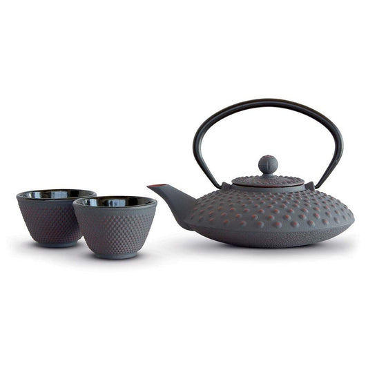 Set Teiera in Ghisa con 4 Tazzine - Strabello Design