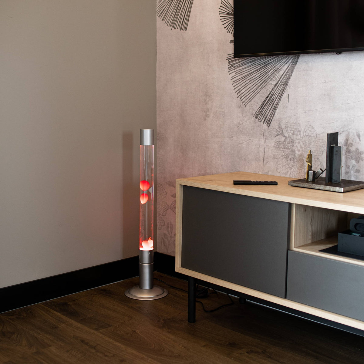 Clear and Red XL Floor Lava Lamp, photo 3