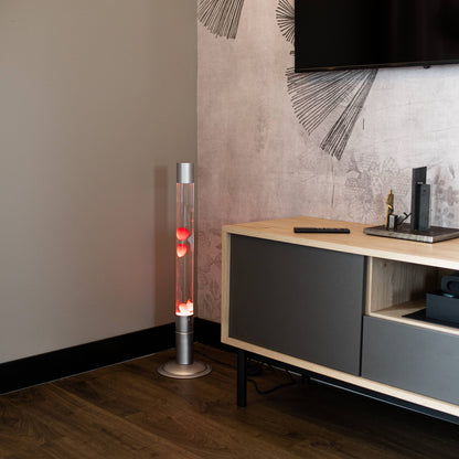 Clear and Red XL Floor Lava Lamp, photo 3