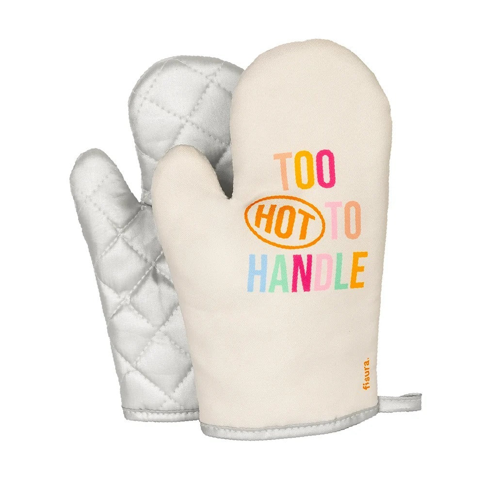 Too Hot to Handle Oven Gloves - Strabello Design