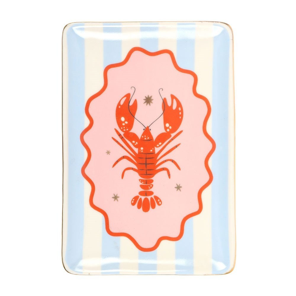 Striped Lobster Catch-All Tray - Strabello Design