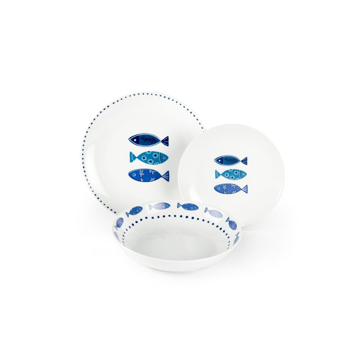 Ocean Fish 18-Piece Dinner Set, photo 2