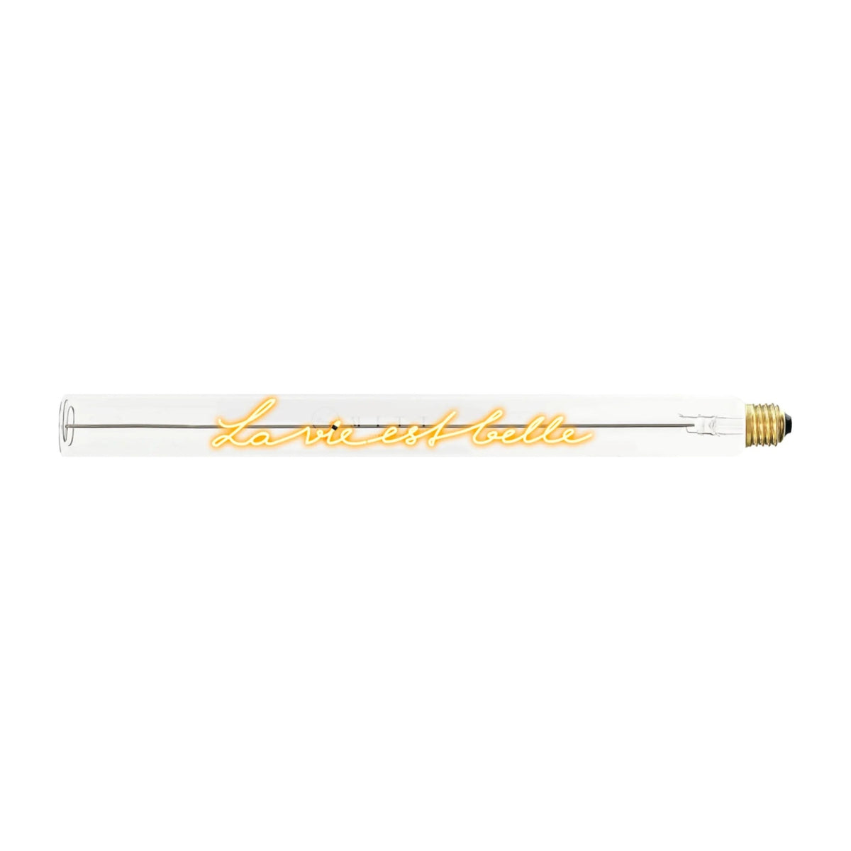 La Vie Est Belle Decorative Bulb - Strabello Design
