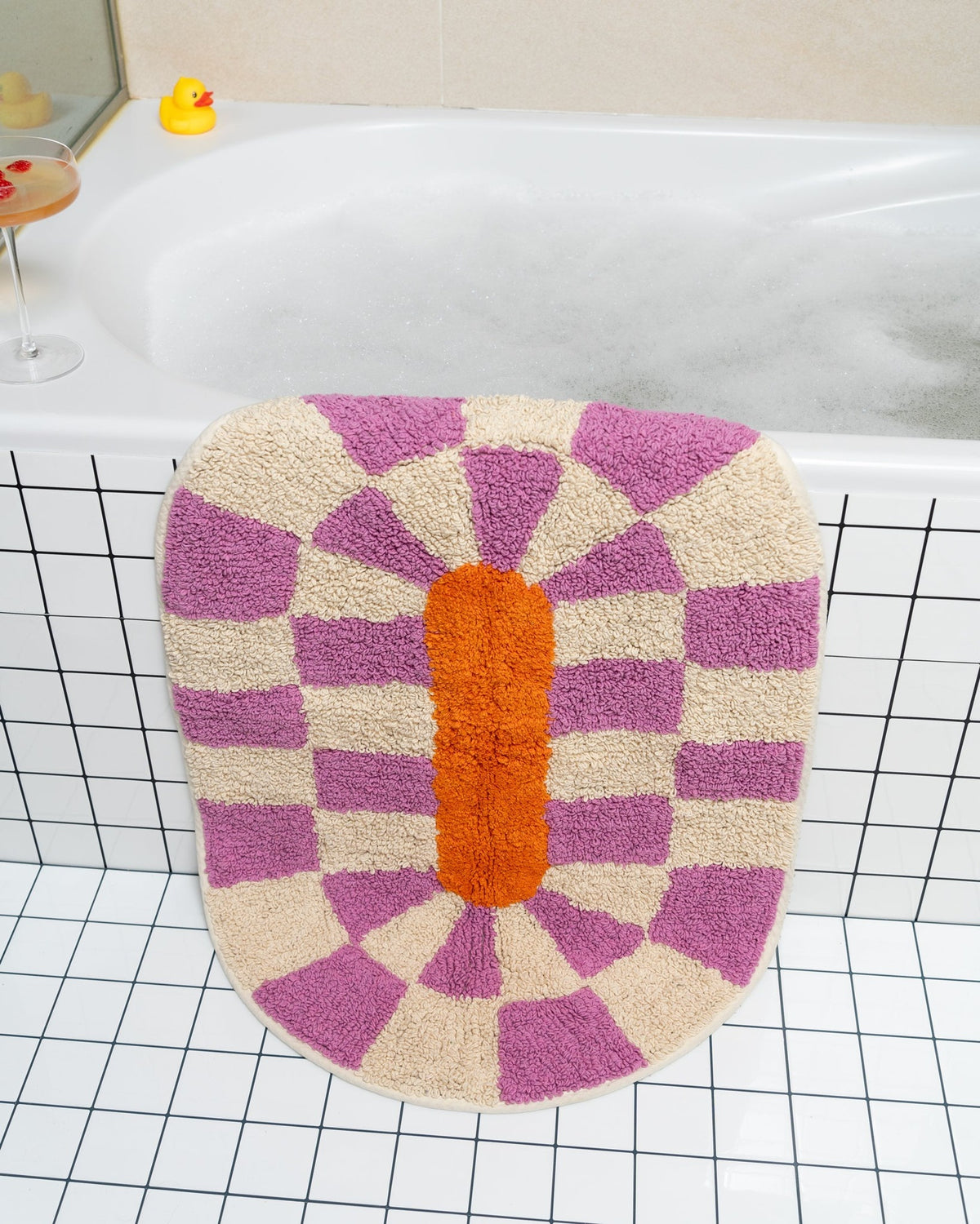 Rita Magenta Bath Mat, photo 4