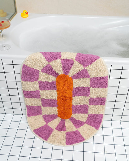 Rita Magenta Bath Mat, photo 4