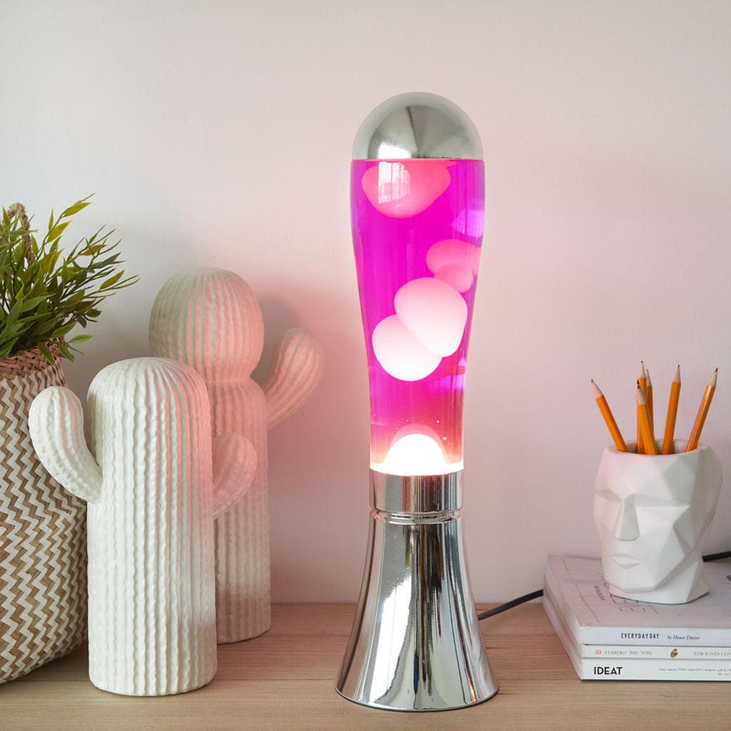 Silver and Pink Magma Lava Lamp, photo 5