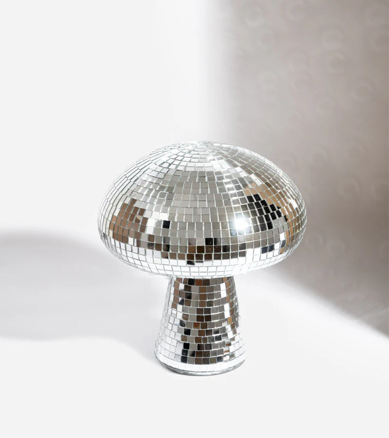 Lampada Fungo Disco in Vetro